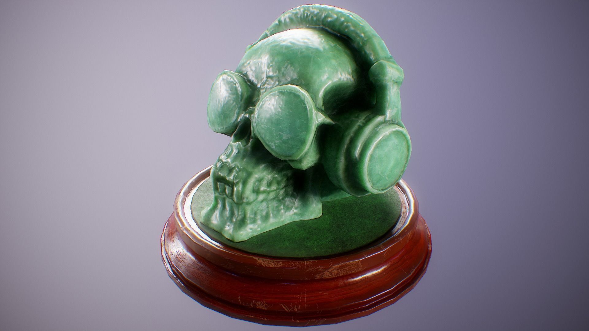 PBR Skull Sculpture Mega Collection Low-poly 3D model_29