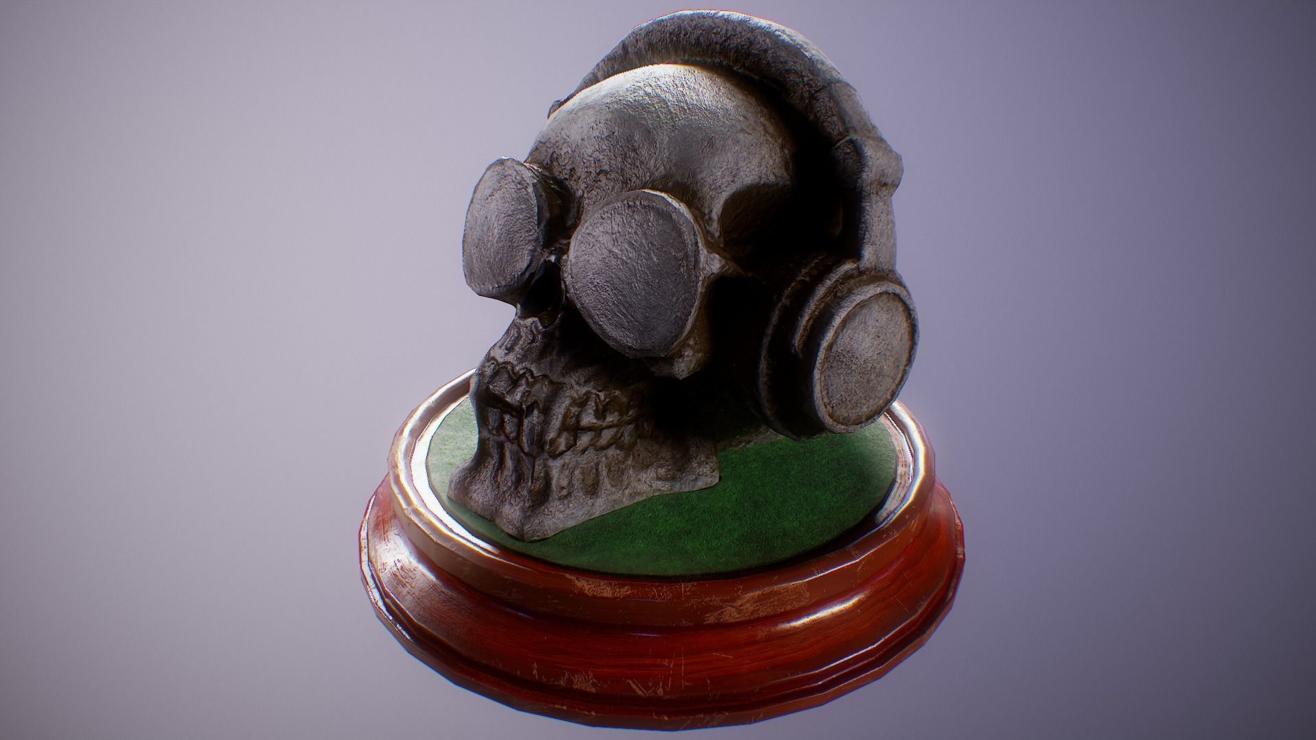PBR Skull Sculpture Mega Collection Low-poly 3D model_25