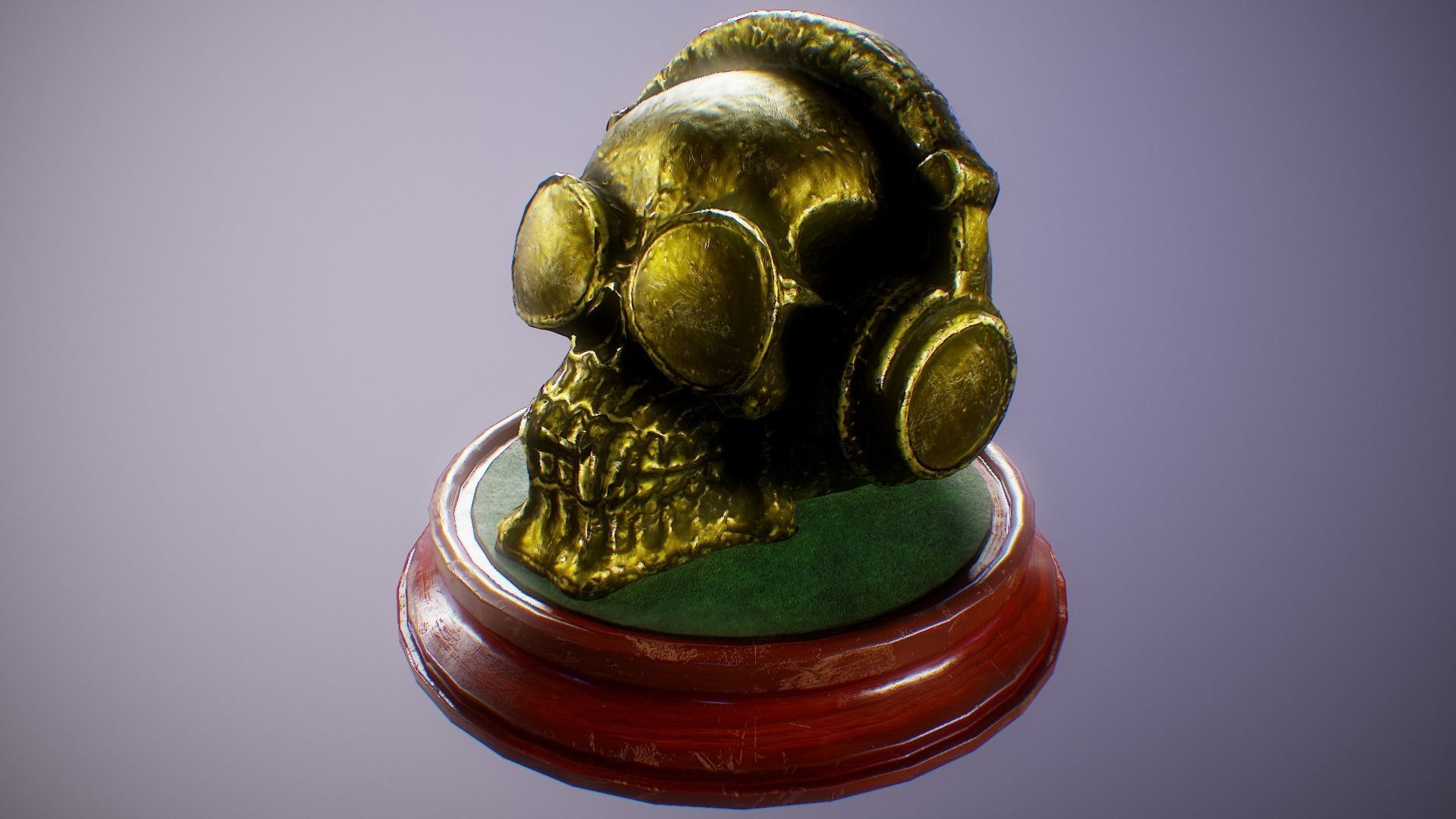 PBR Skull Sculpture Mega Collection Low-poly 3D model_20