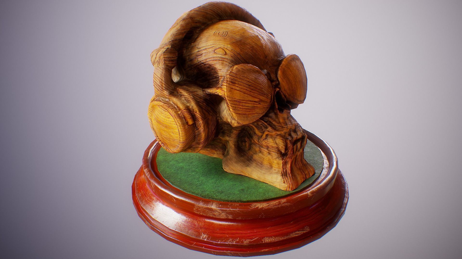 PBR Skull Sculpture Mega Collection Low-poly 3D model_17