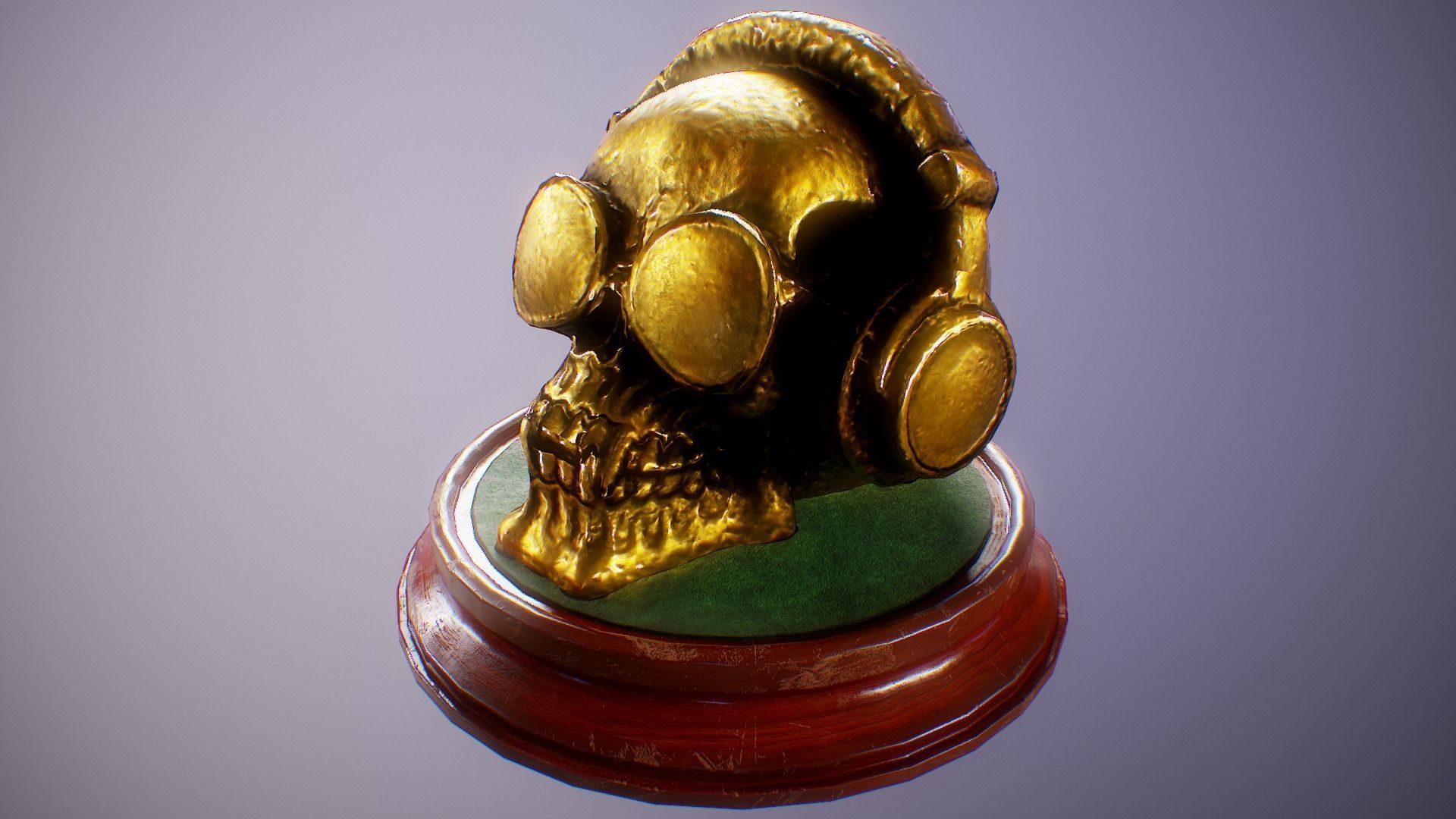 PBR Skull Sculpture Mega Collection Low-poly 3D model_18