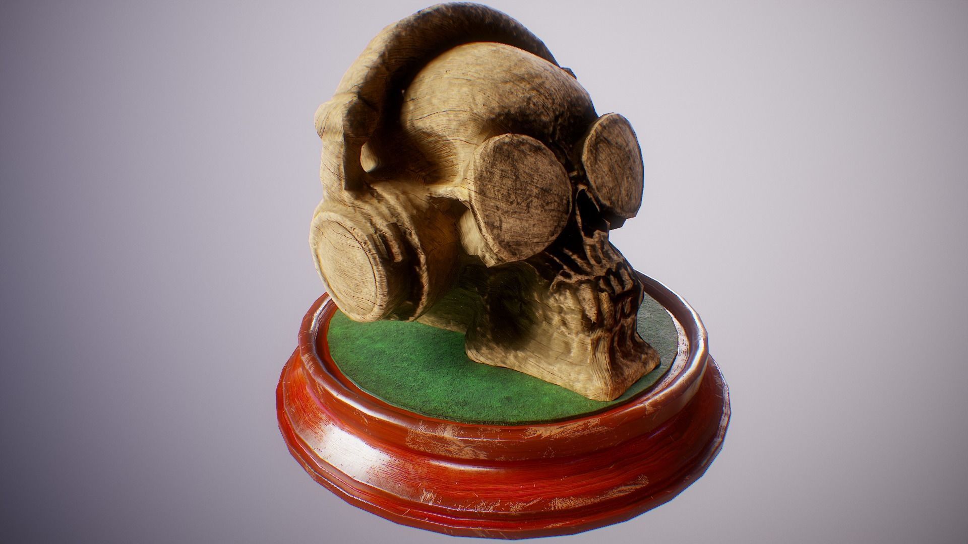 PBR Skull Sculpture Mega Collection Low-poly 3D model_5