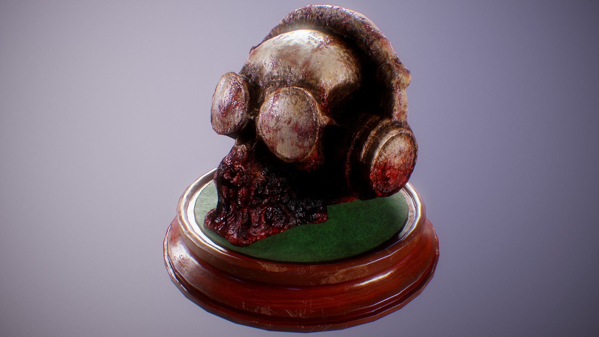 PBR Skull Sculpture Mega Collection Low-poly 3D model_27