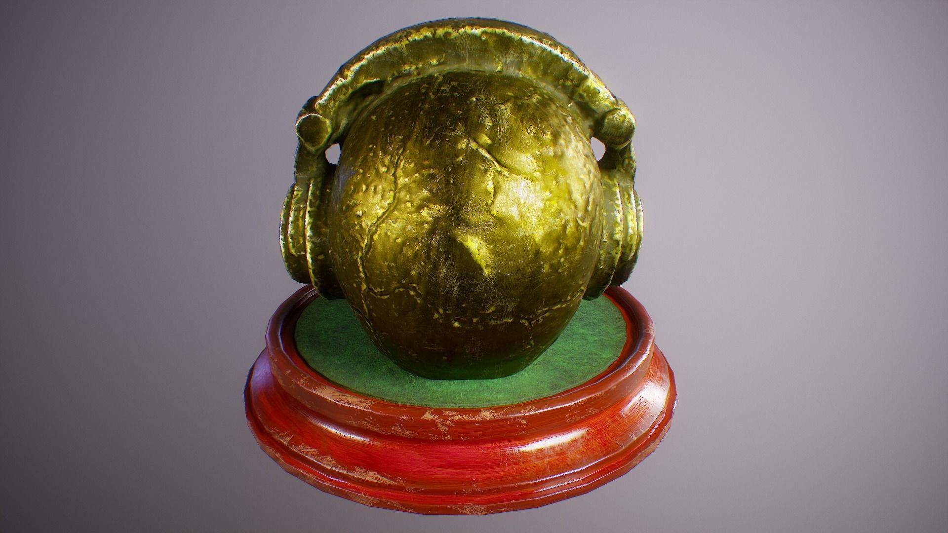 PBR Skull Sculpture Mega Collection Low-poly 3D model_36