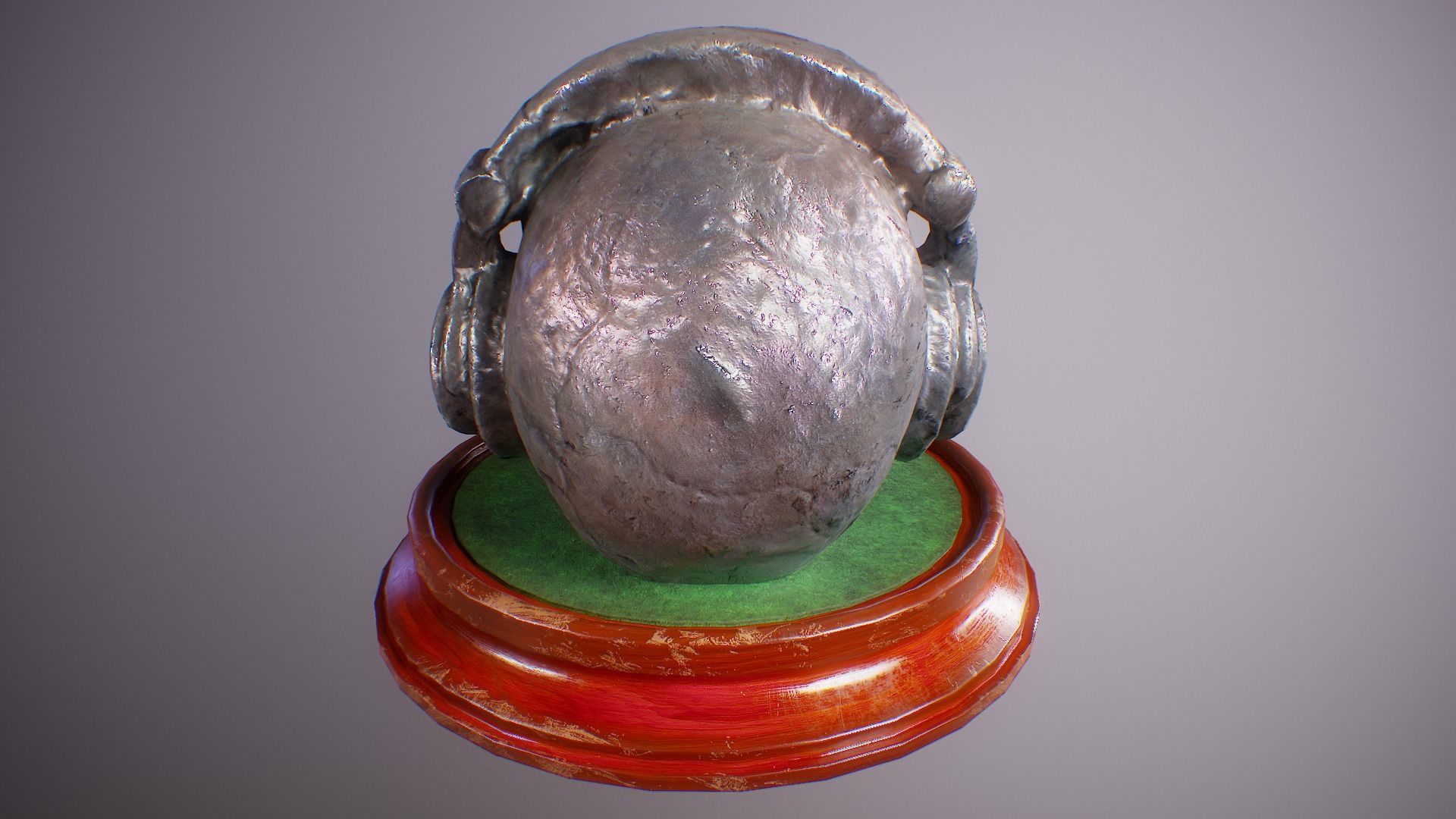 PBR Skull Sculpture Mega Collection Low-poly 3D model_44