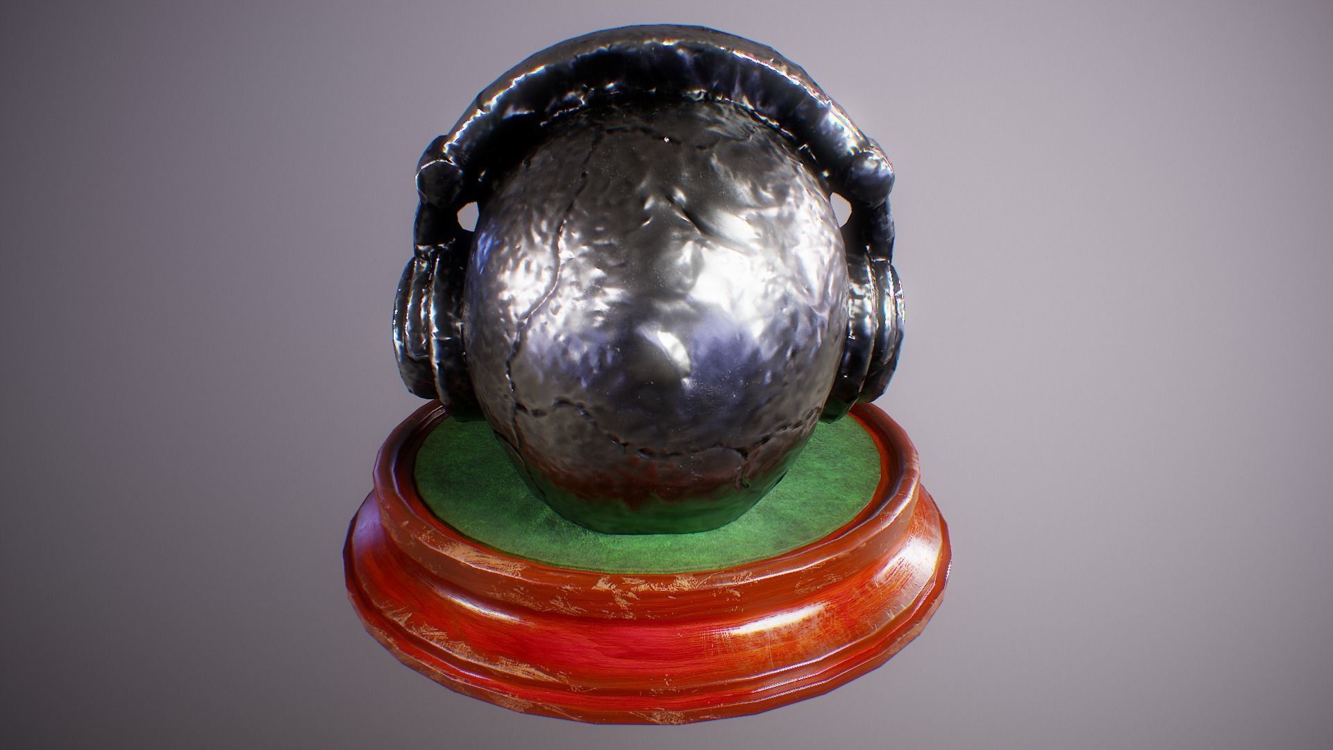 PBR Skull Sculpture Mega Collection Low-poly 3D model_48