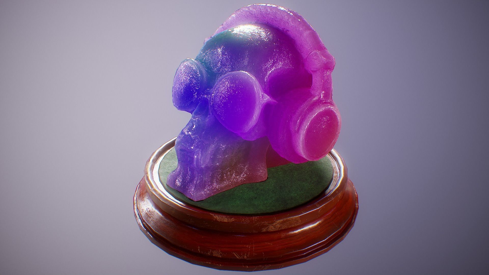 PBR Skull Sculpture Mega Collection Low-poly 3D model_24