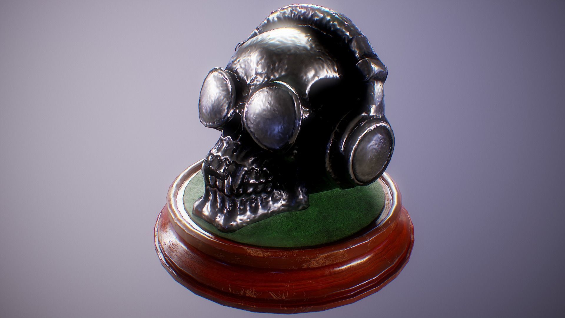 PBR Skull Sculpture Mega Collection Low-poly 3D model_32
