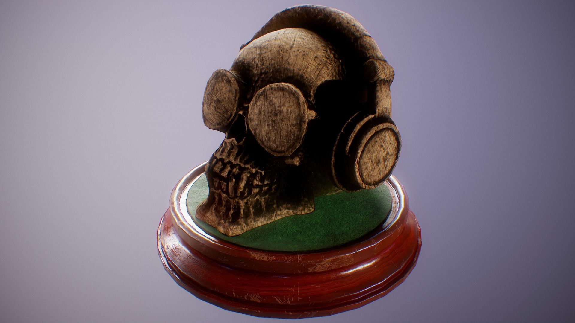 PBR Skull Sculpture Mega Collection Low-poly 3D model_21