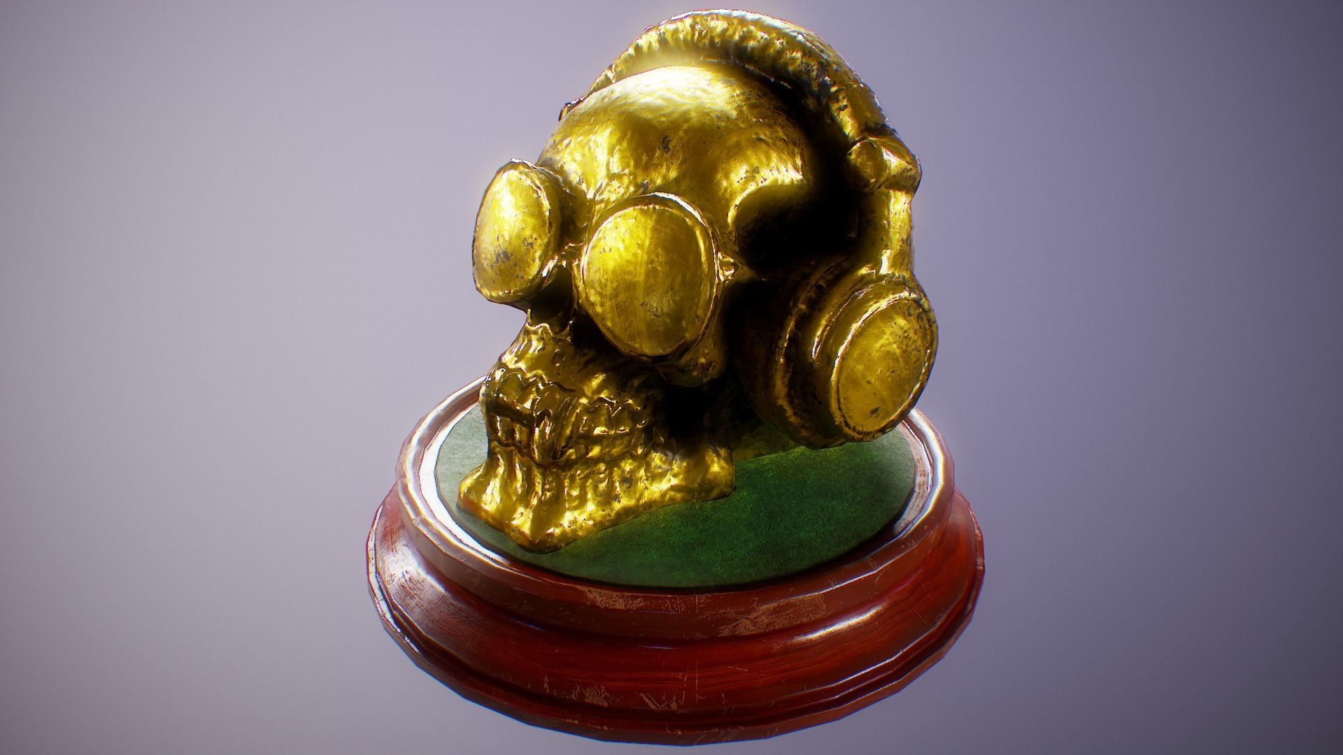 PBR Skull Sculpture Mega Collection Low-poly 3D model_26