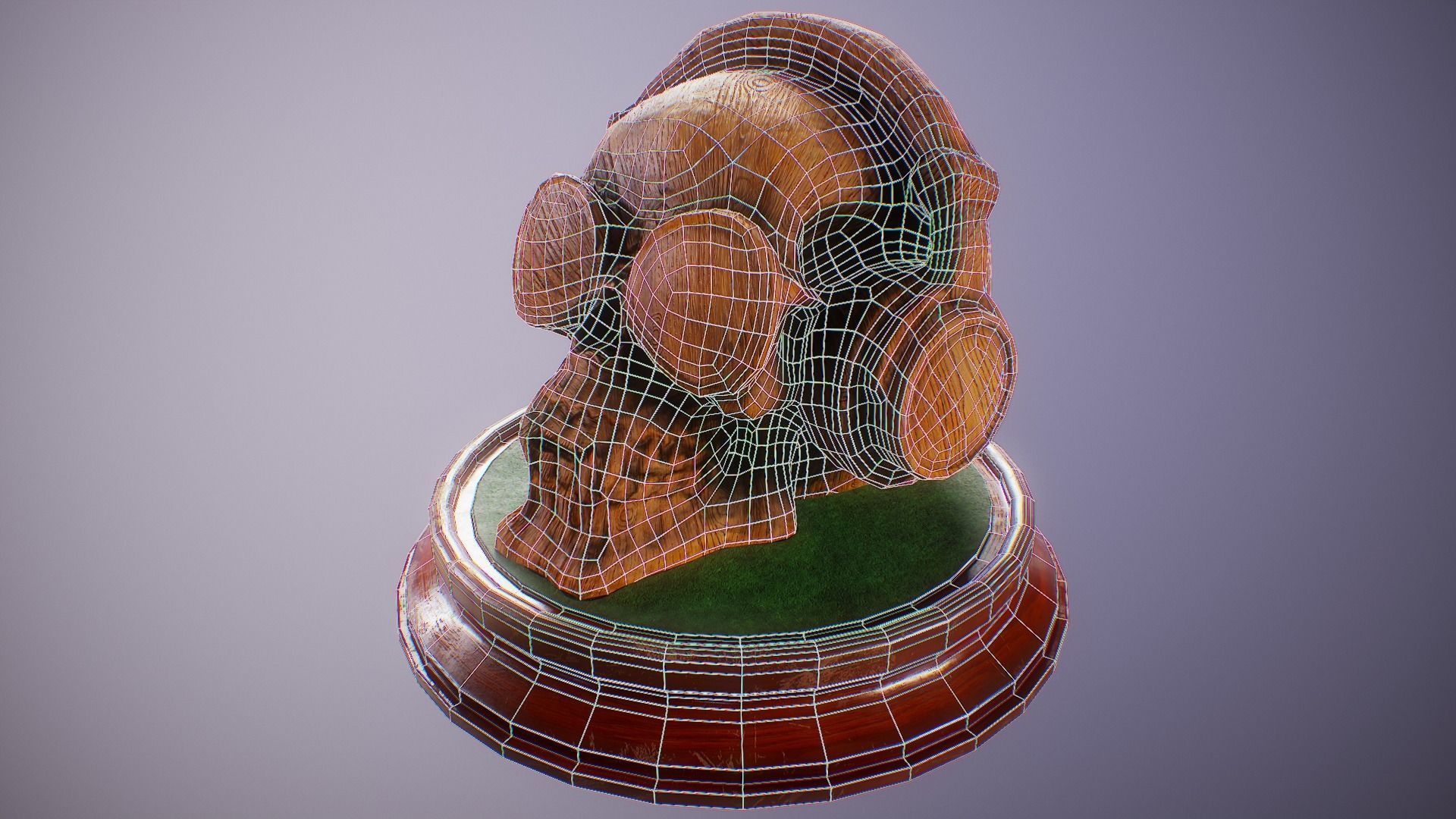 PBR Skull Sculpture Mega Collection Low-poly 3D model_50