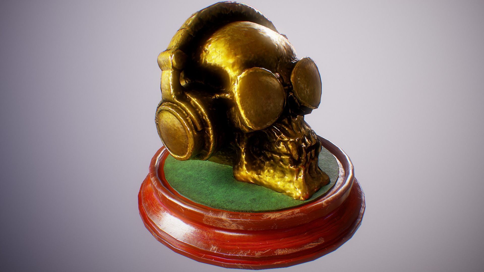 PBR Skull Sculpture Mega Collection Low-poly 3D model_2