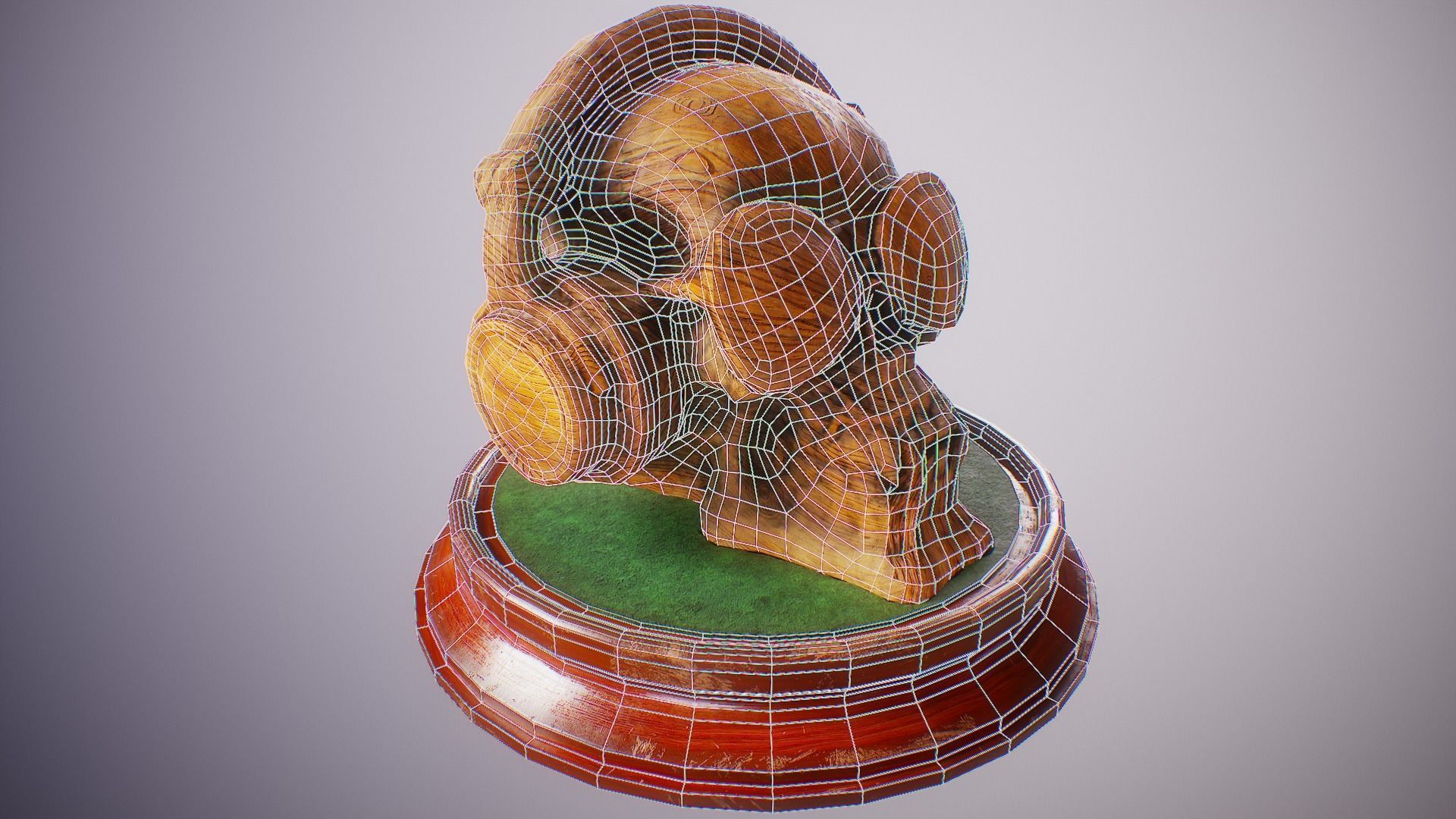 PBR Skull Sculpture Mega Collection Low-poly 3D model_51