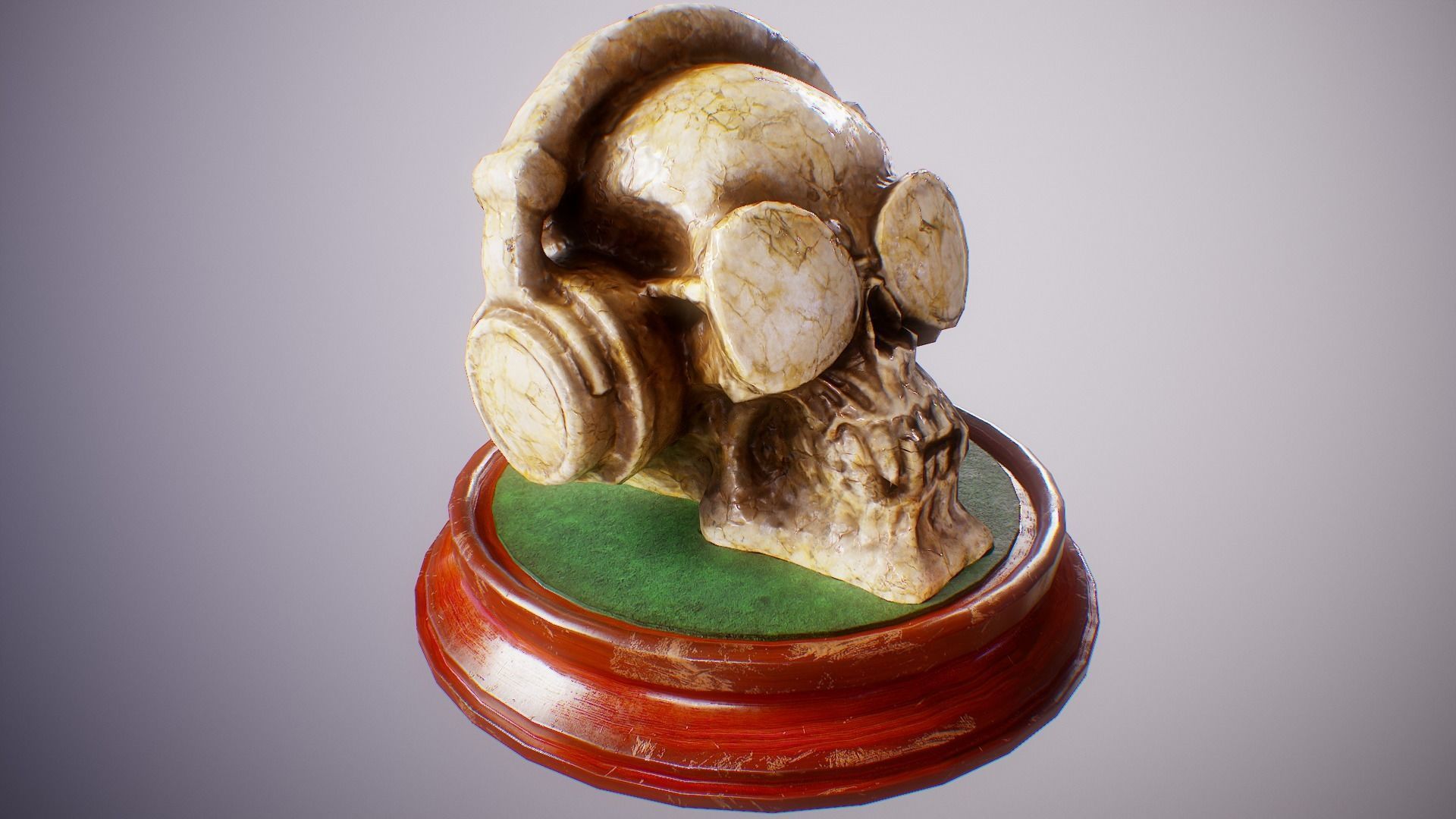 PBR Skull Sculpture Mega Collection Low-poly 3D model_14