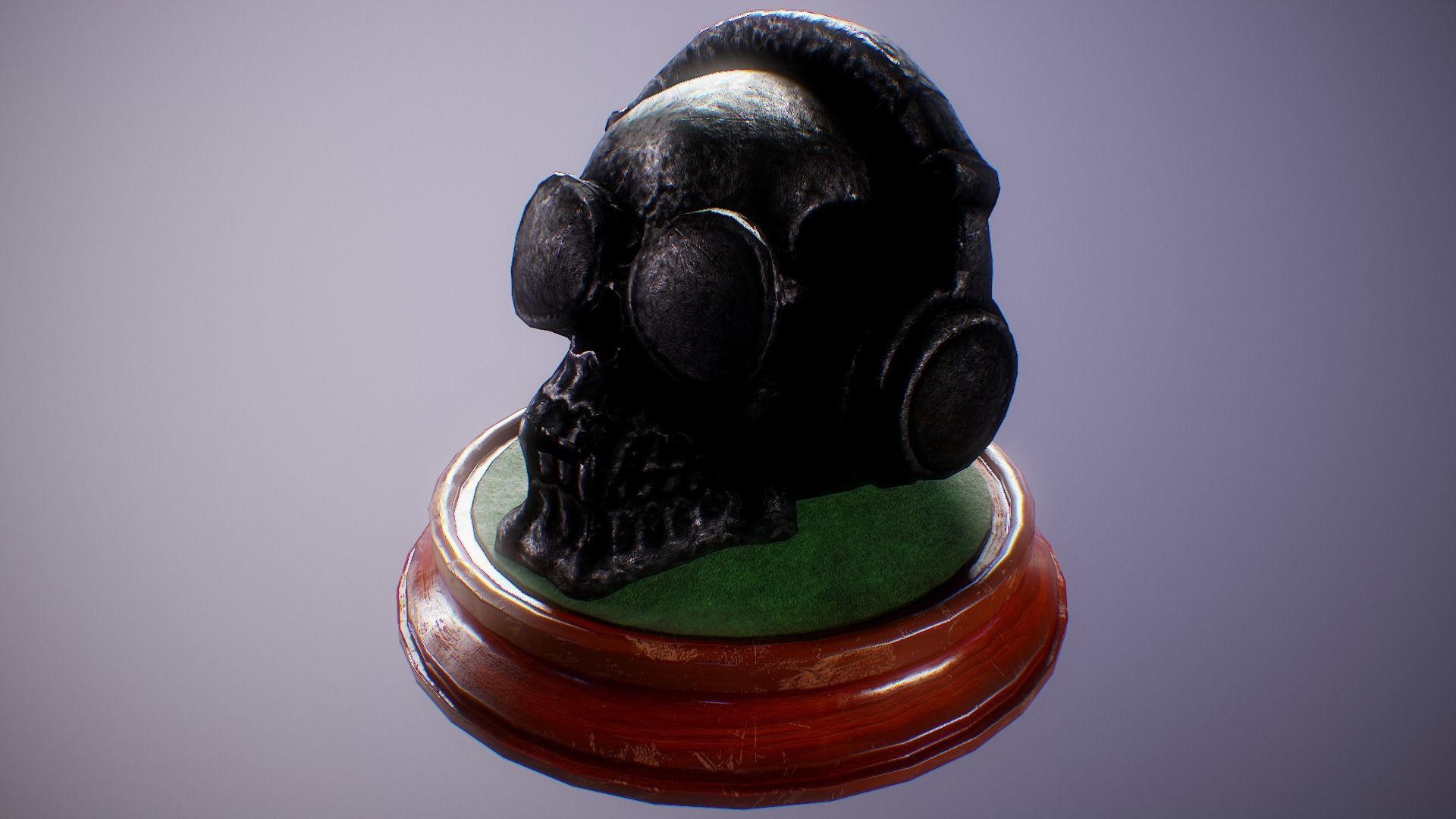 PBR Skull Sculpture Mega Collection Low-poly 3D model_19