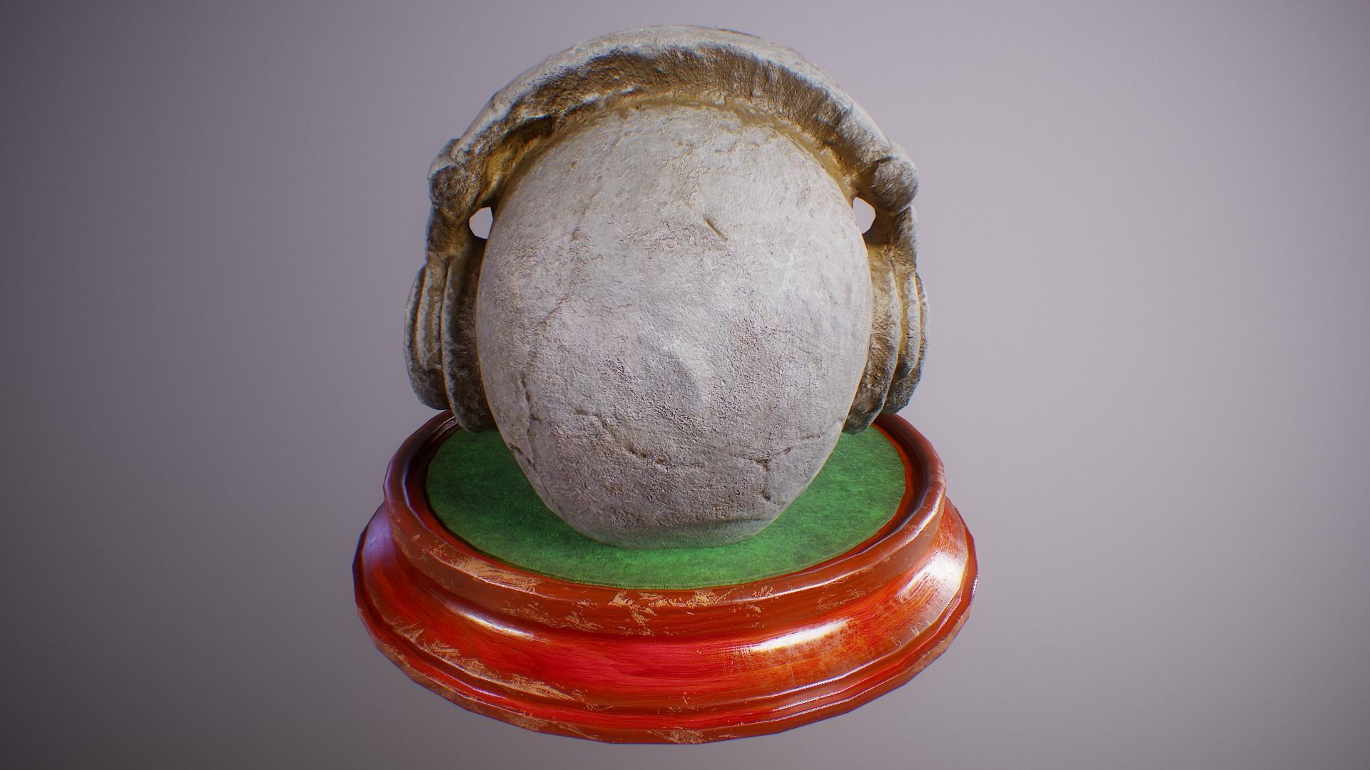 PBR Skull Sculpture Mega Collection Low-poly 3D model_41