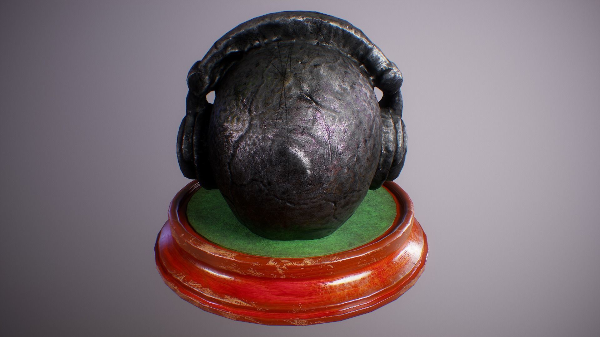 PBR Skull Sculpture Mega Collection Low-poly 3D model_35