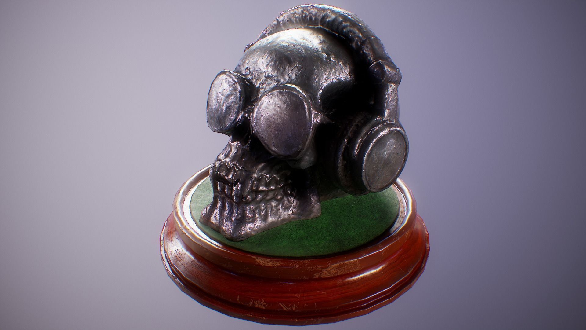 PBR Skull Sculpture Mega Collection Low-poly 3D model_28