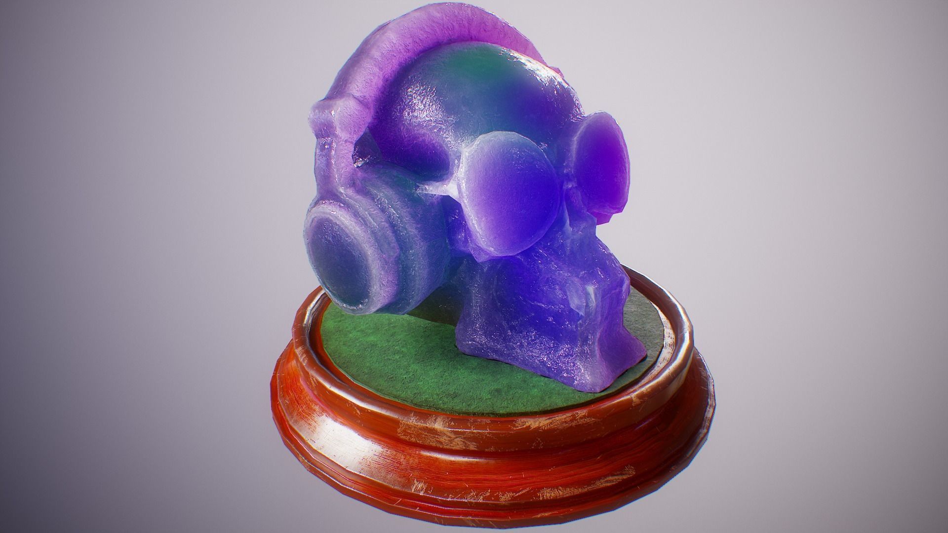 PBR Skull Sculpture Mega Collection Low-poly 3D model_8