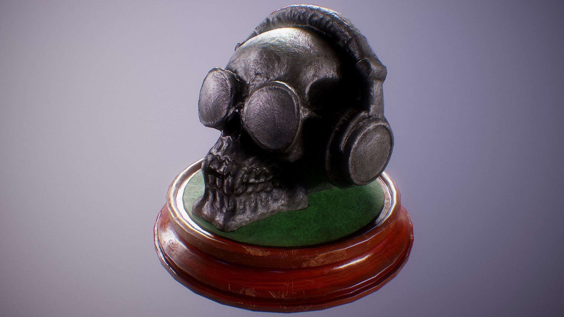 PBR Skull Sculpture Mega Collection Low-poly 3D model_22