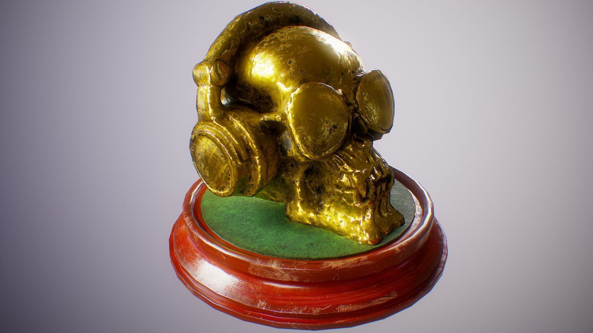 PBR Skull Sculpture Mega Collection Low-poly 3D model_10