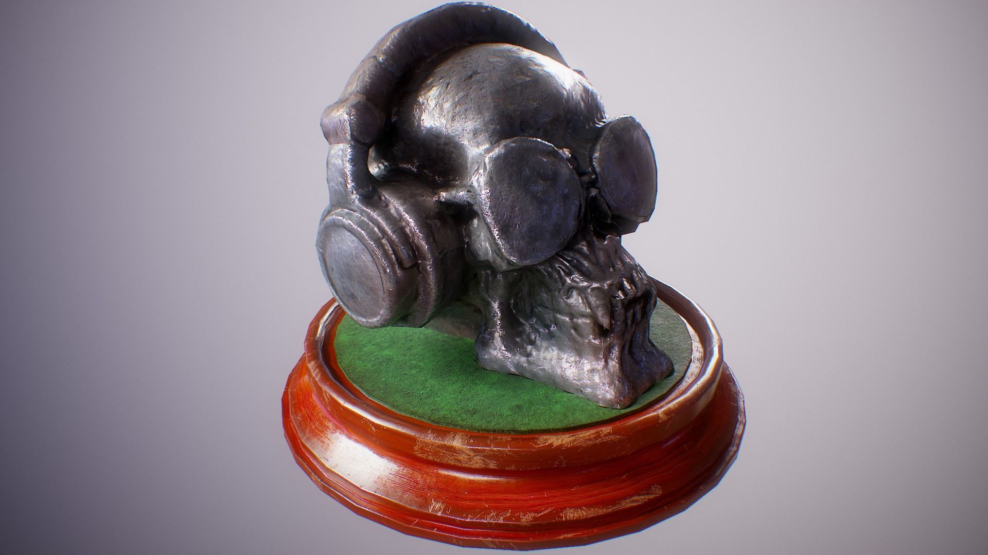 PBR Skull Sculpture Mega Collection Low-poly 3D model_12