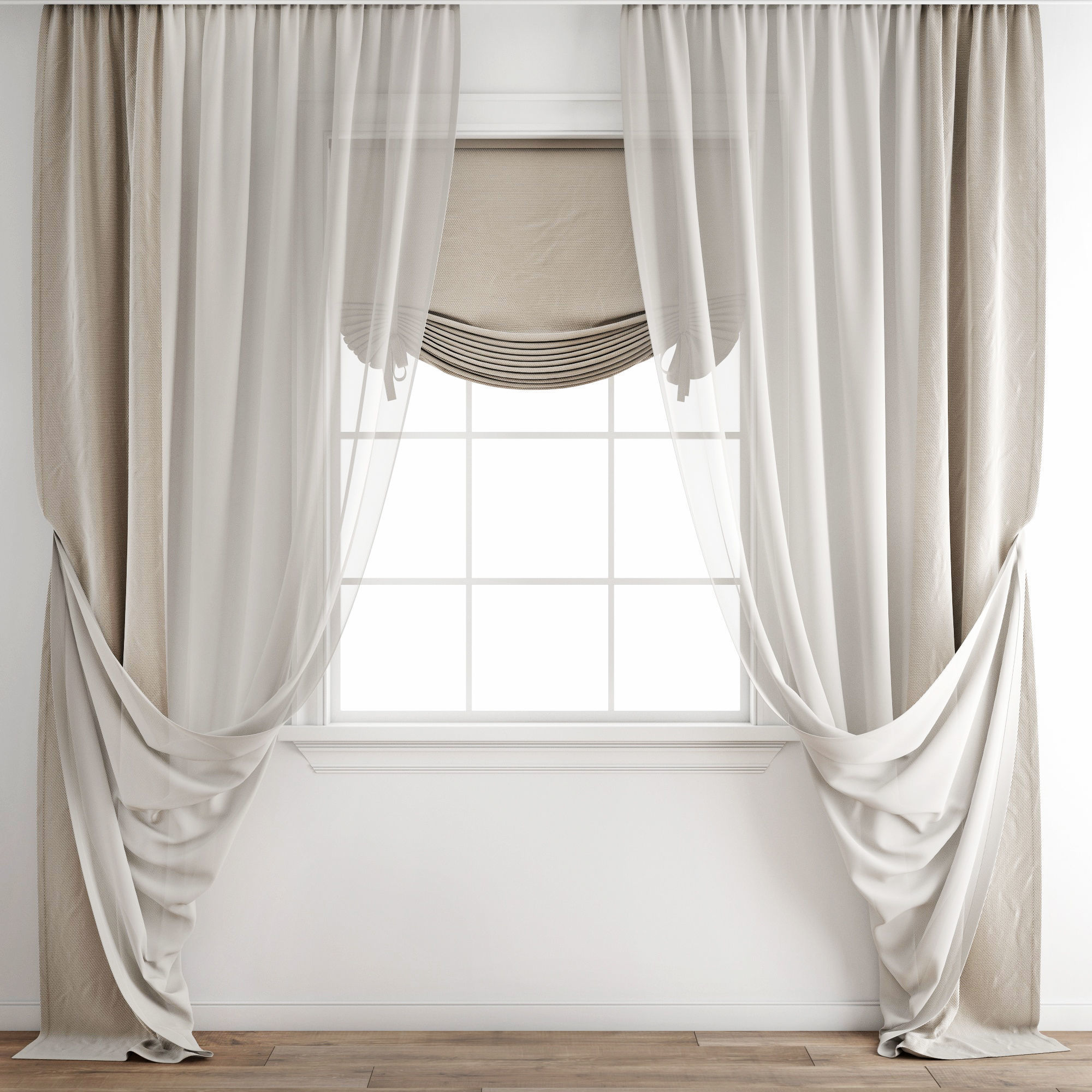 Curtain 359 3D model_5