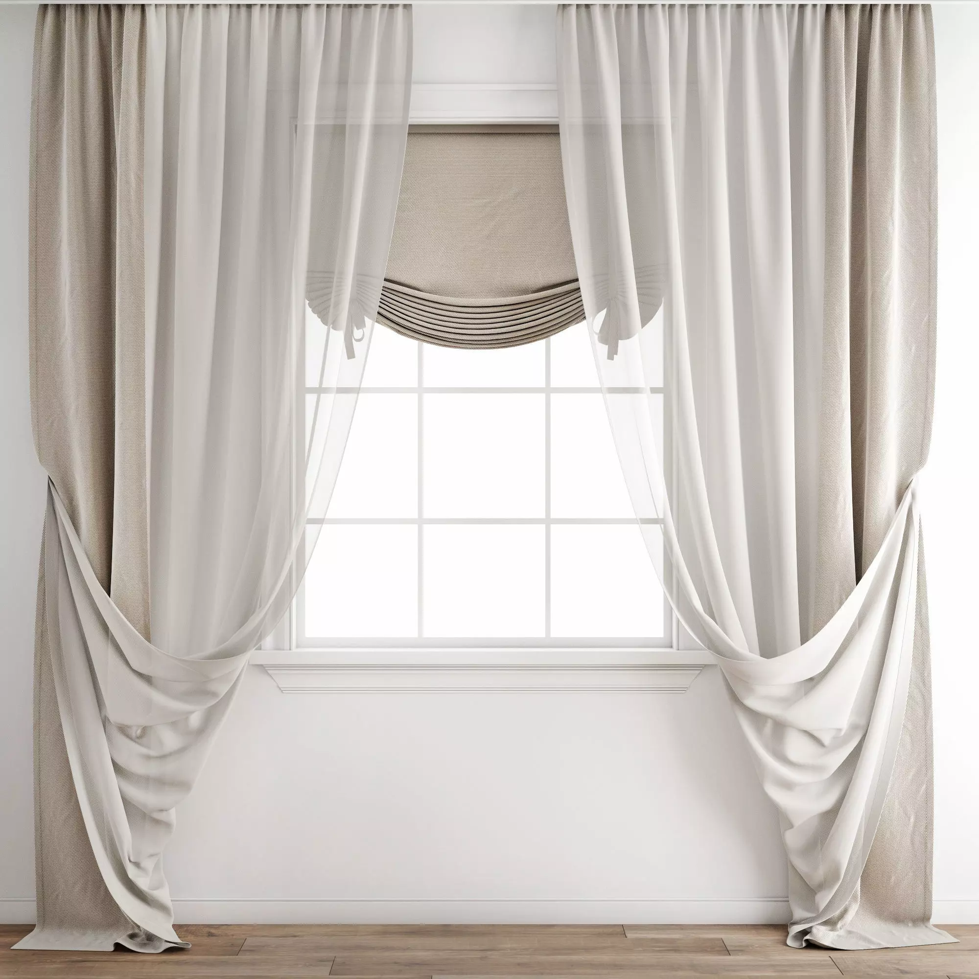 Curtain 359 3D model_0