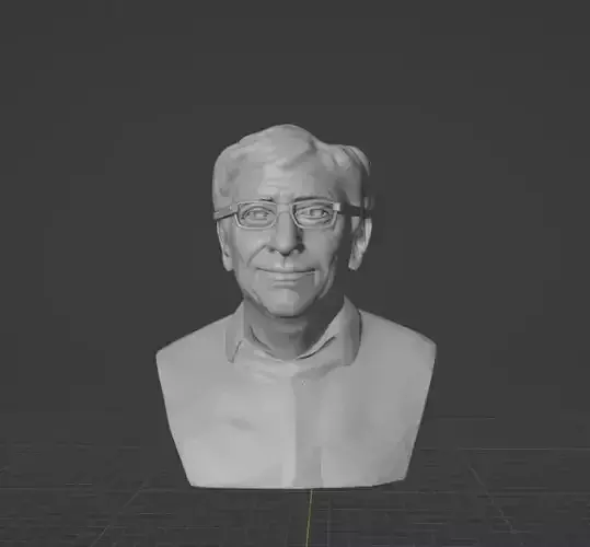 Bill Gates 3D print model
