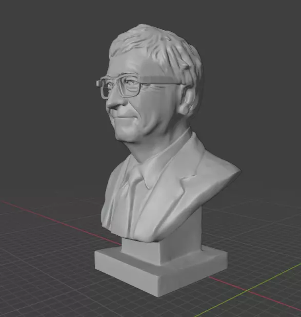 Bill Gates 3D print model_23