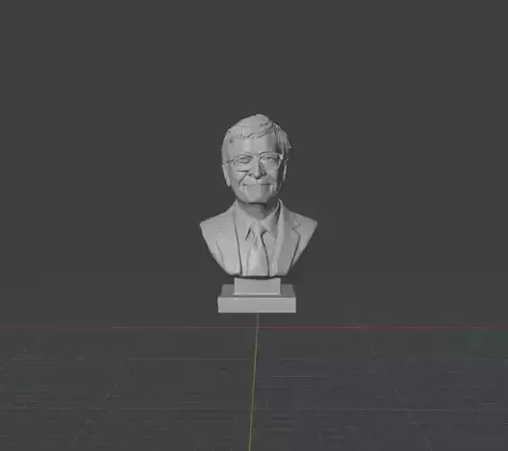 Bill Gates 3D print model Bill Gates 3D print model
