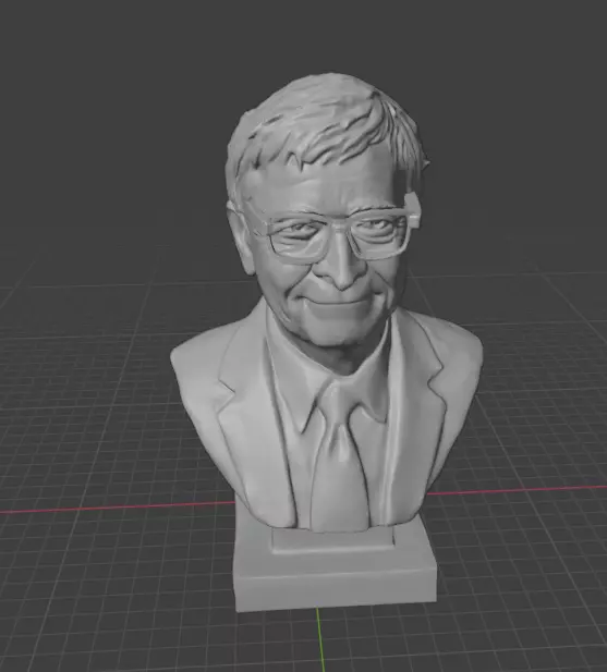 Bill Gates 3D print model_17