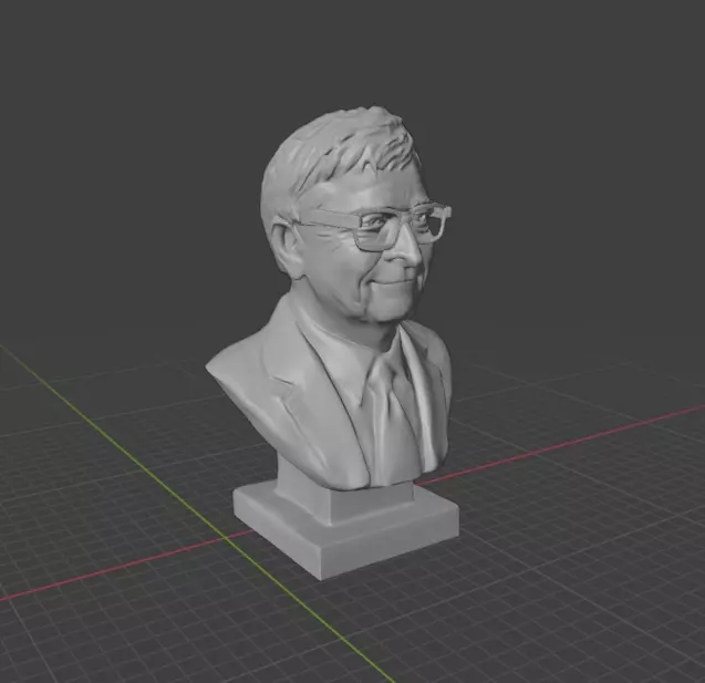 Bill Gates 3D print model_19