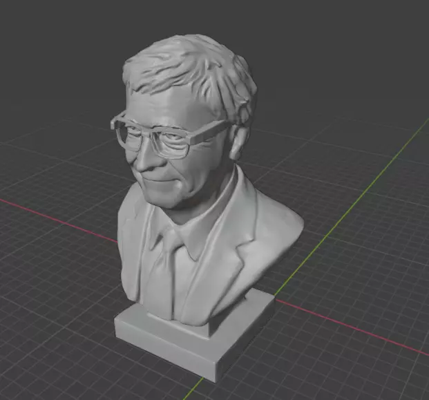 Bill Gates 3D print model_2