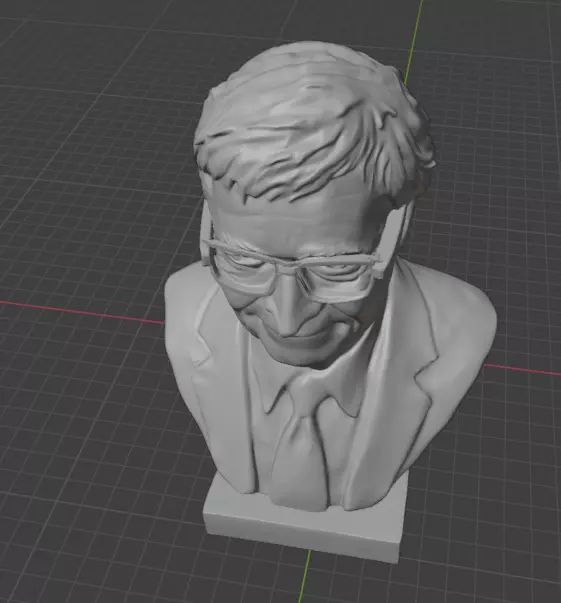 Bill Gates 3D print model_3