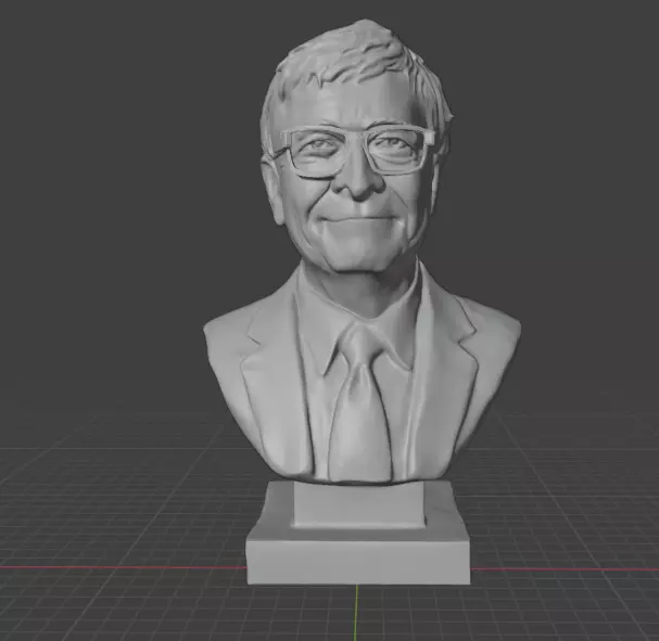 Bill Gates 3D print model_11