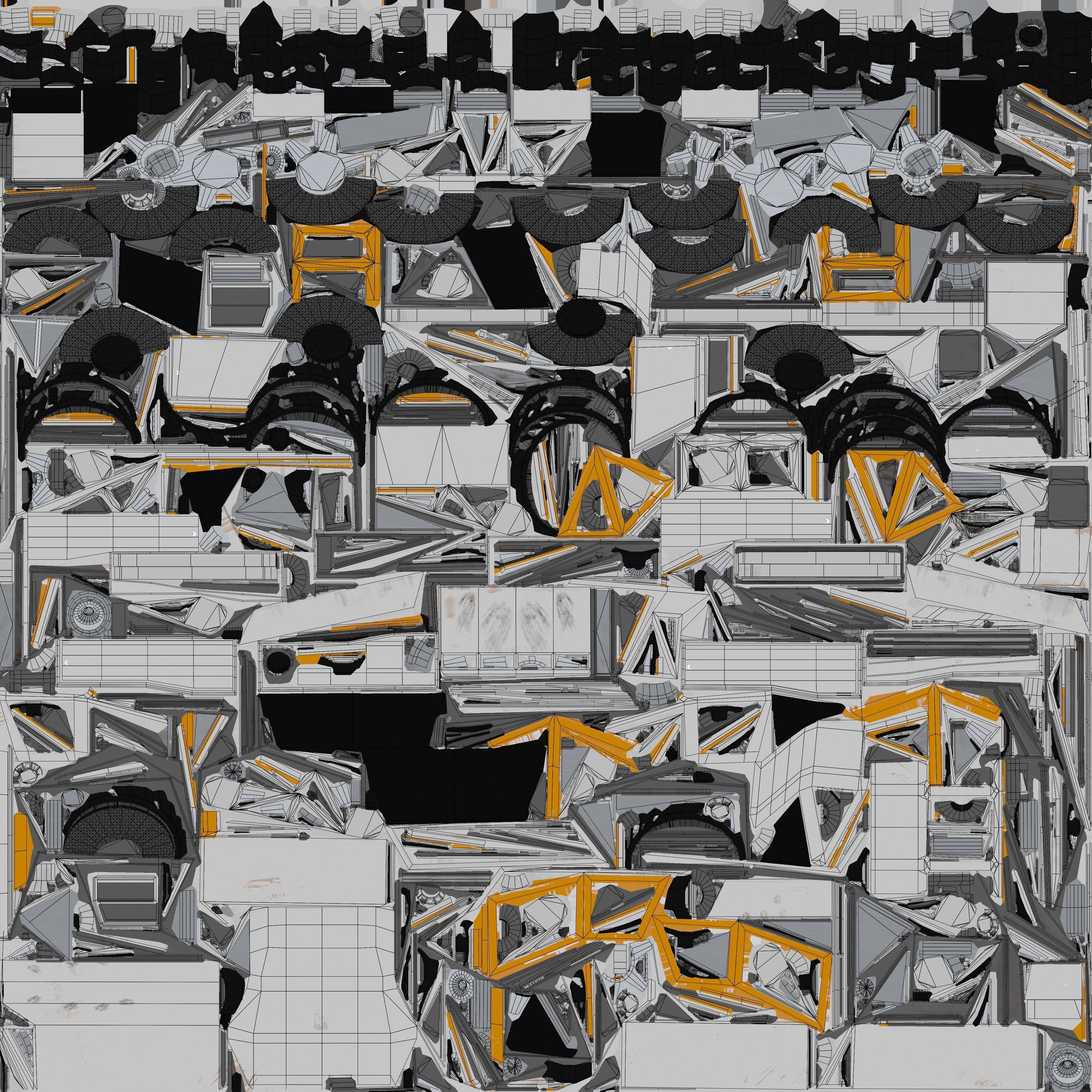 Planetary rover Scarab Low-poly 3D model_6