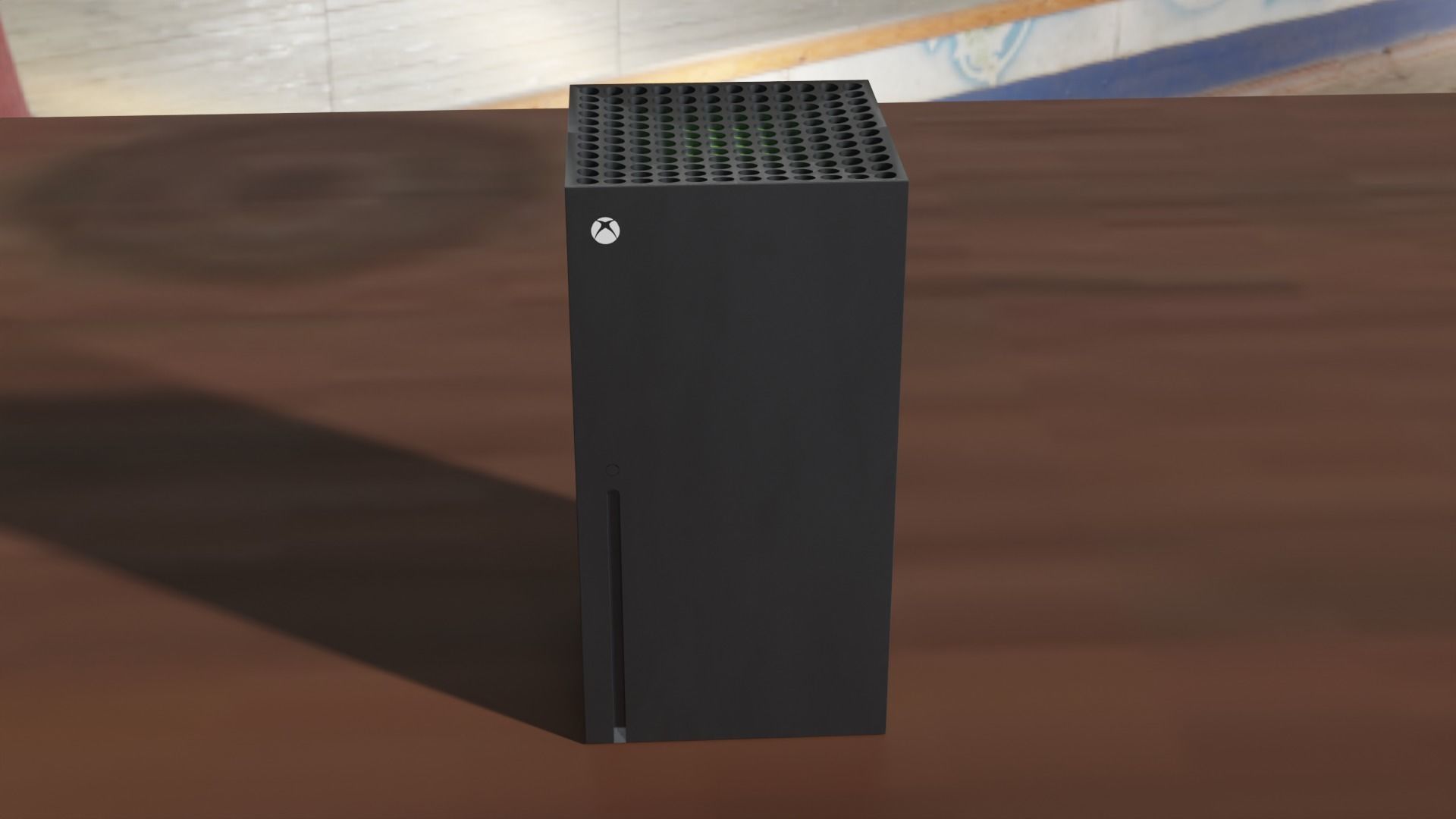 Xbox Series X Low-poly 3D model_1