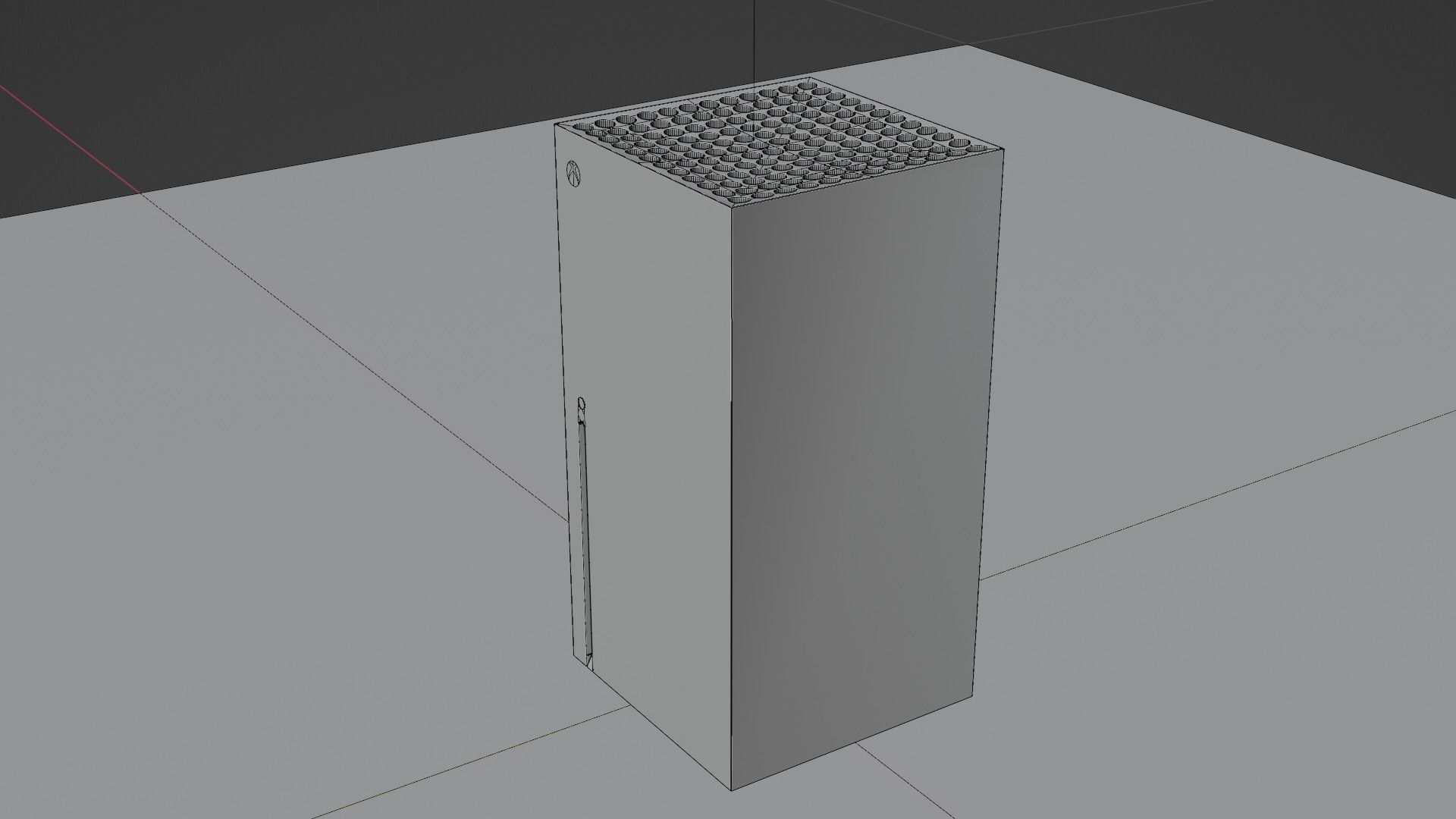 Xbox Series X Low-poly 3D model_7