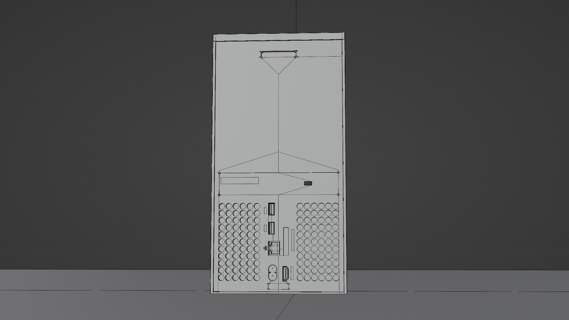 Xbox Series X Low-poly 3D model_6