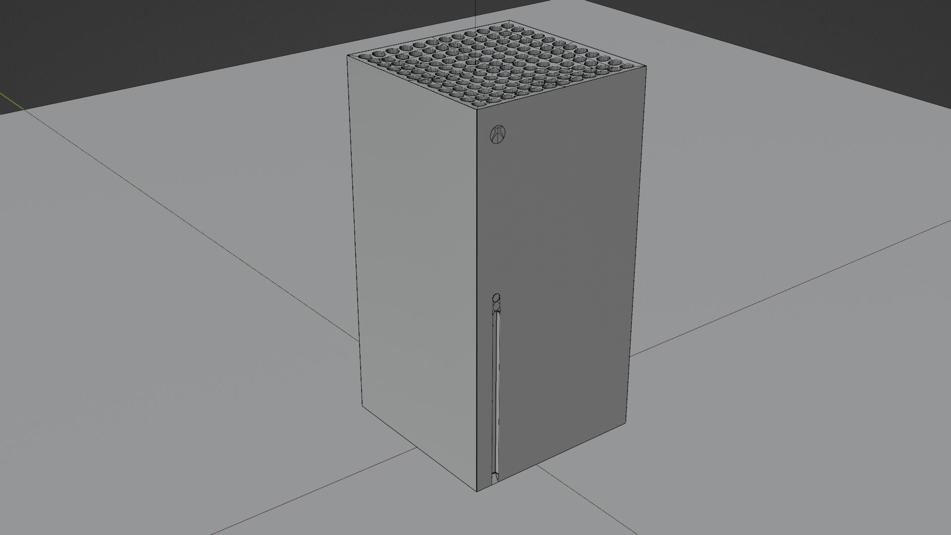 Xbox Series X Low-poly 3D model_4