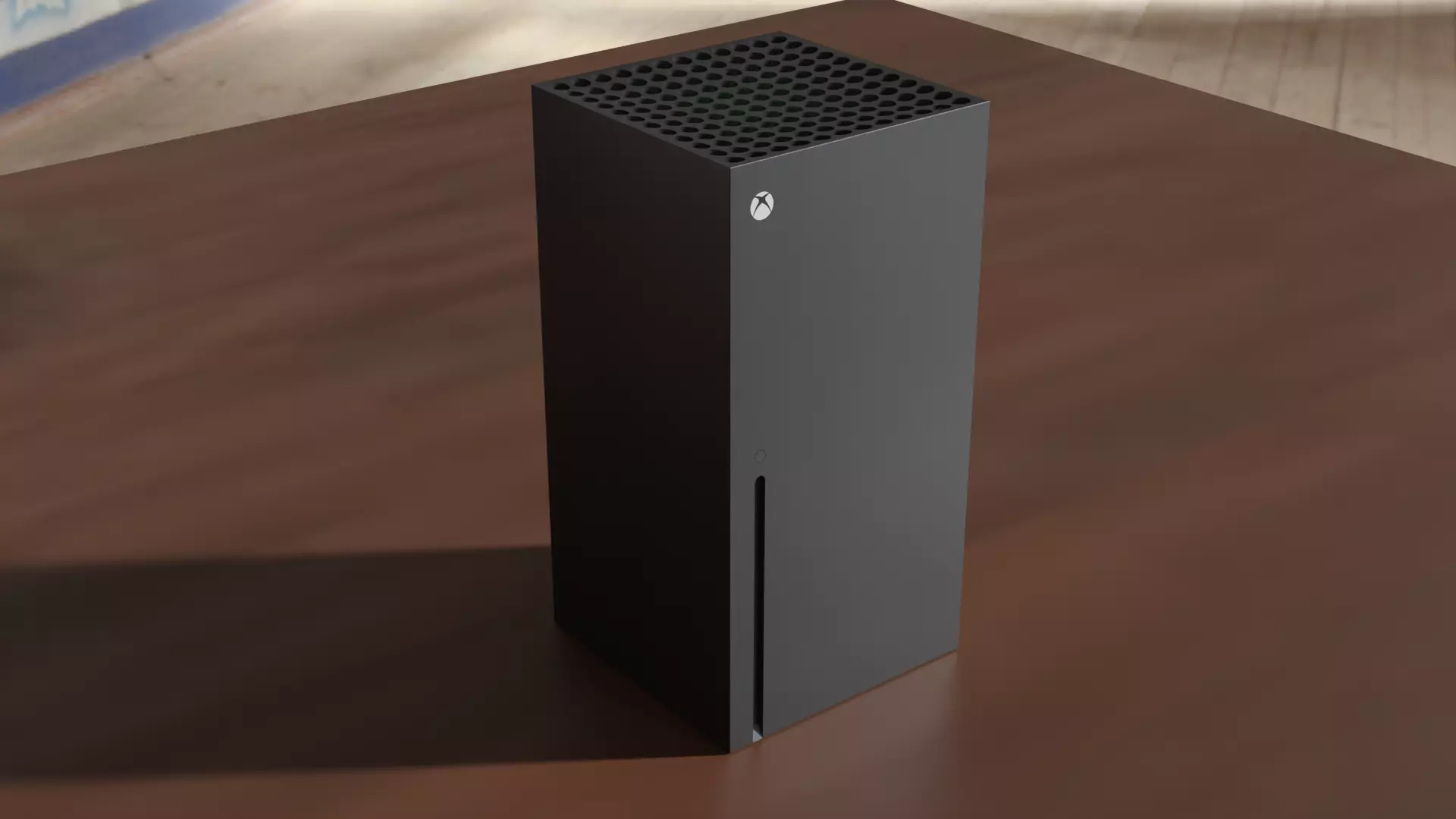 Xbox Series X Low-poly 3D model_0