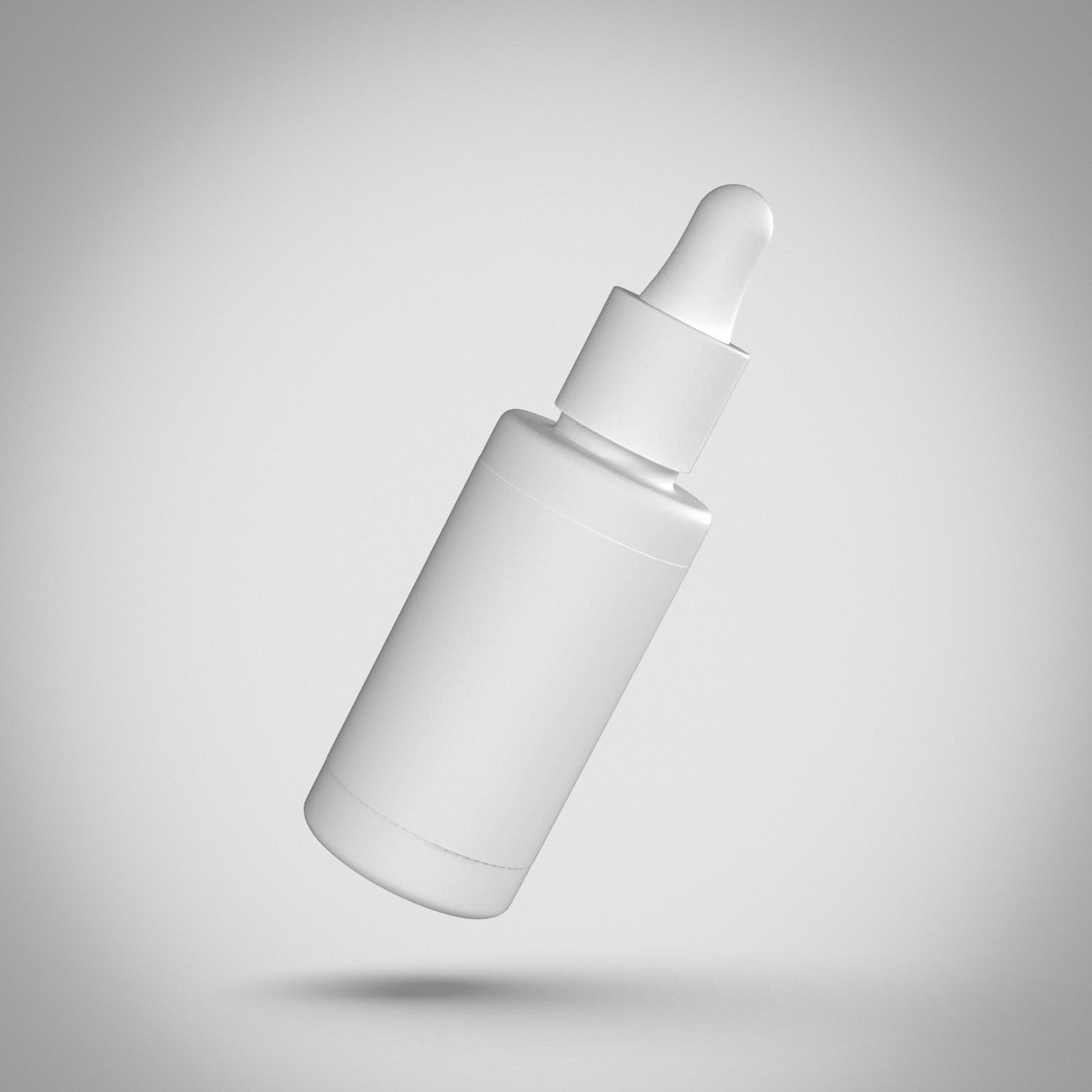 Cosmetic perfume bottle with pipette 30ml 3D model_6