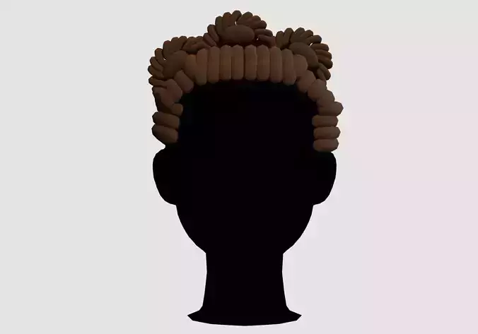 Unique Cartoon Hairstyle 