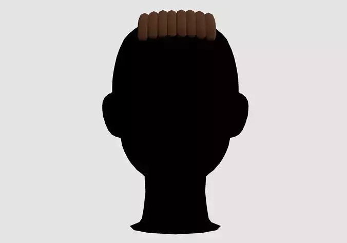 Simple Cartoon Hairstyle 