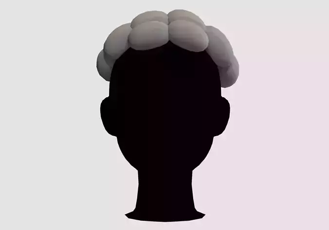 Roundy Cartoon Hairstyle 