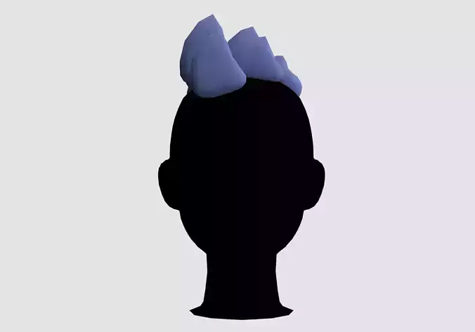 Punk Cartoon Hairstyle 