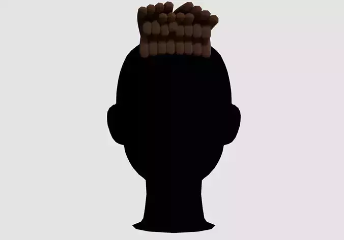 manly Cartoon Hairstyle 