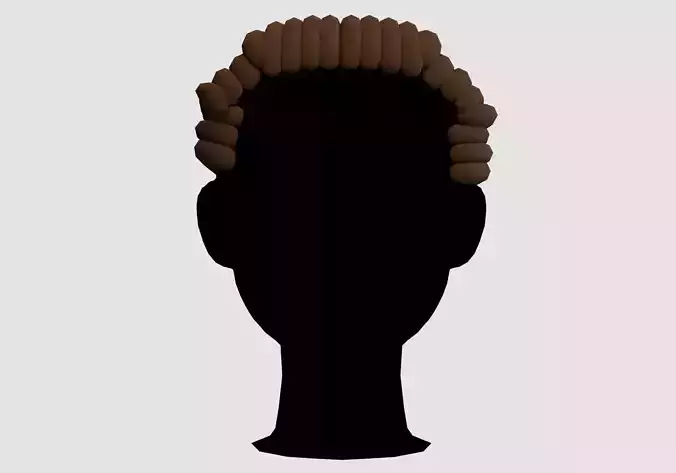 Chic Cartoon Hairstyle 