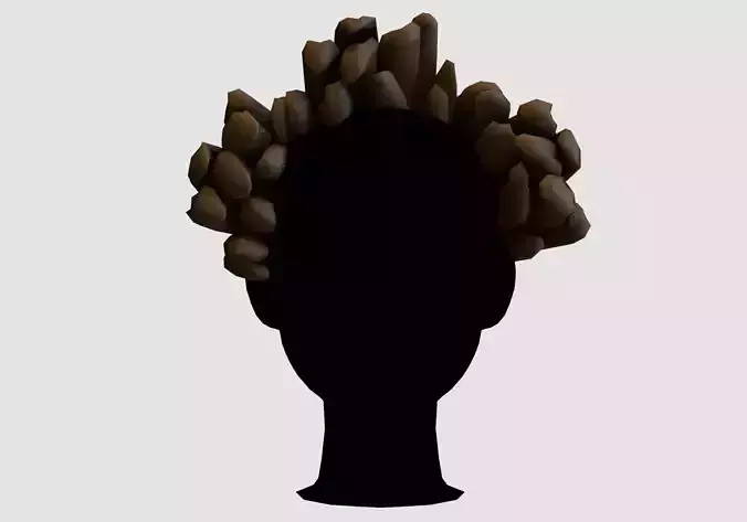 Chaotic Sharp Hairstyle 